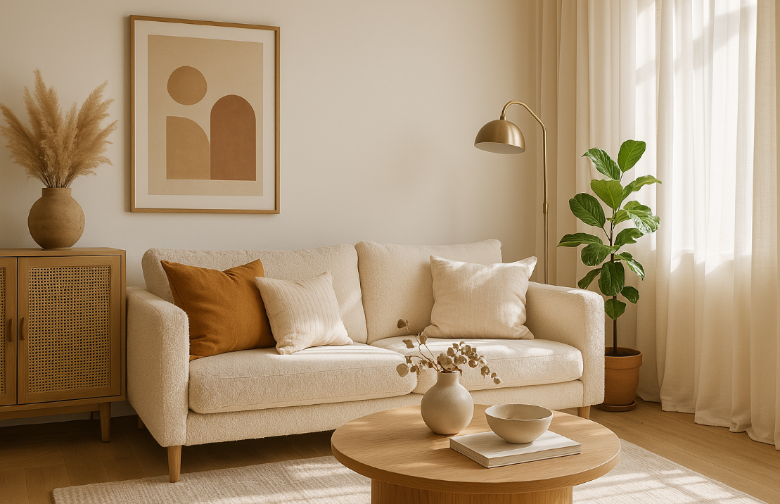 Aesthetic Living Room Decoration