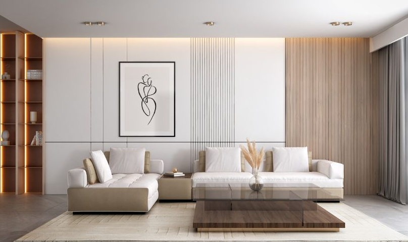 Modern and Minimalist Living Room