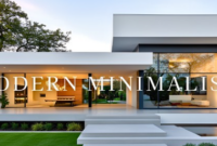 Modern minimalist house