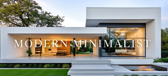 Modern minimalist house