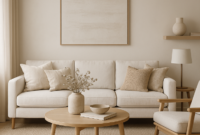 Neutral Tones in Living Room