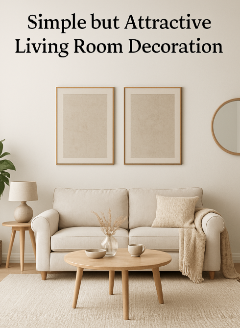 Simple but Attractive Living Room Decoration
