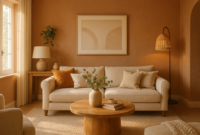 Warmly Welcoming Living Room Design